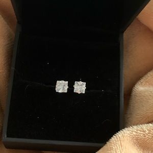 Diamond Earrings - Moissanite  NWOT